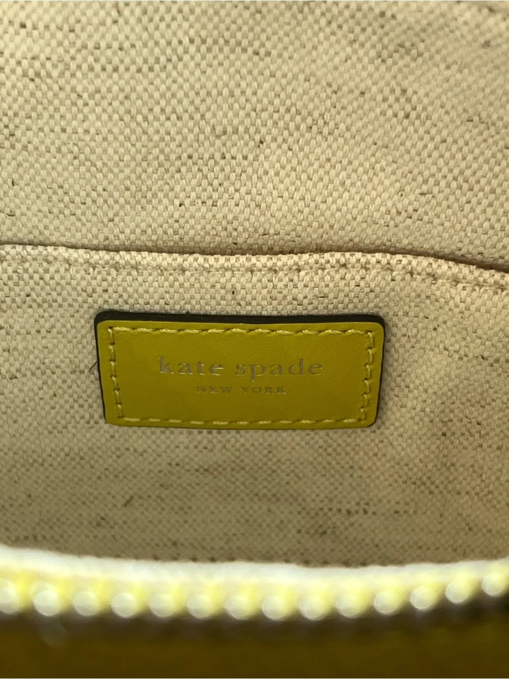 Kate Spade New York Duo Small Pebbled Leather Crossbody Clutch Bag in Lime